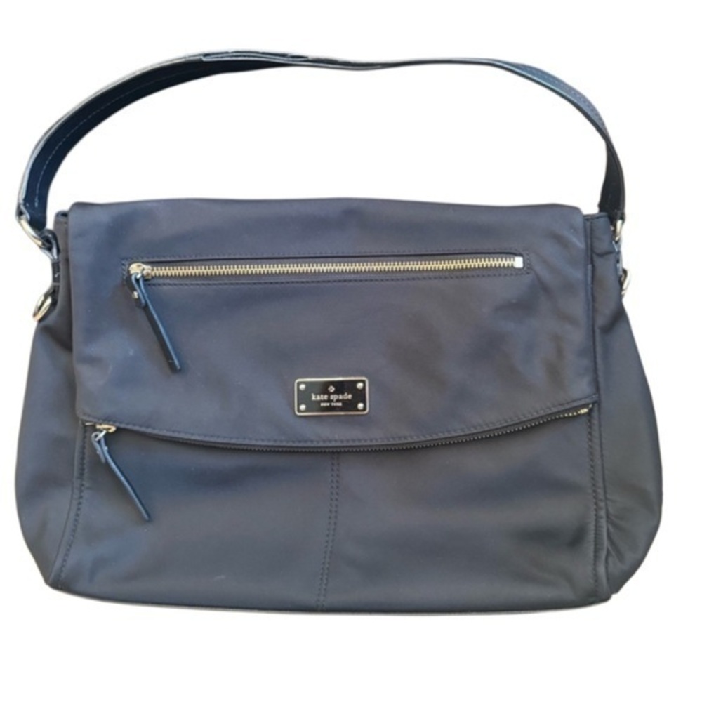Kate Spade Shoulder Bag – Stylish Nylon & Leather Shoulder Purse